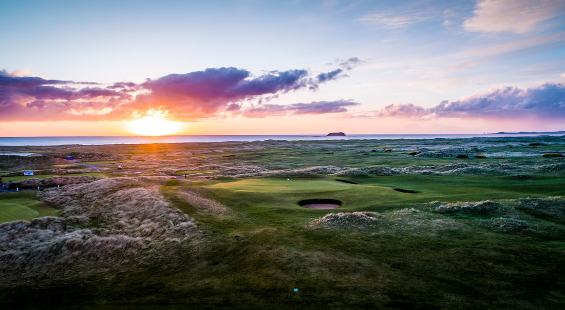 Ballyliffin Golf Club |  Glashedy Links 9th Hole | Aerial and Nature Photo Shoot | Stunning Irish Golf Courses Tourist Attractions Photography