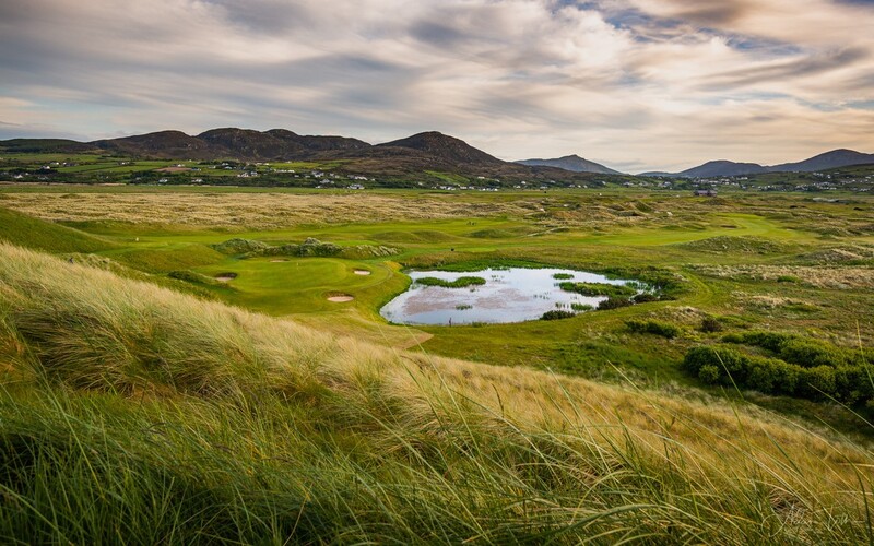 Ballyliffin Golf Club  7th Hole Glashedy Links | Aerial and Nature Photo Shoot | Stunning Irish Golf Courses Tourist Attractions Photography