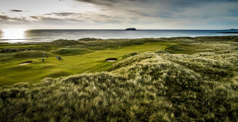 Ballyliffin Golf Club | 13th Hole The Old Links | Aerial and Nature Photo Shoot | Stunning Irish Golf Courses Tourist Attractions Photography